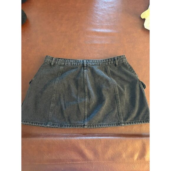 Shein Black Cargo Skirt with Pockets Size XL - Picture 4 of 5